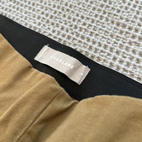Everlane Side Zip Stretch Cotton Work Pants – Tan Size 8| High-Rise Ankle-Length - Picture 6 of 8